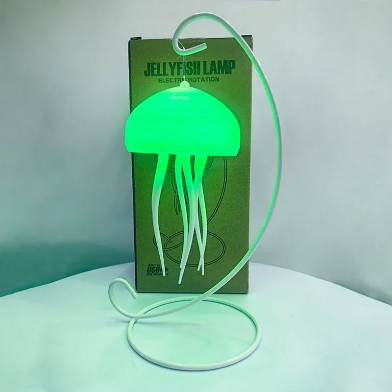 Creative Home Lighting Decoration Floating Dynamic Jellyfish Night Light New Romantic Atmosphere Light